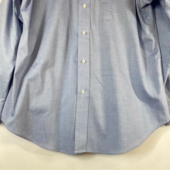 Lauren Ralph Lauren Button Down Shirt Size XL Light Blue Long Sleeve Non Iron - Picture 3 of 14